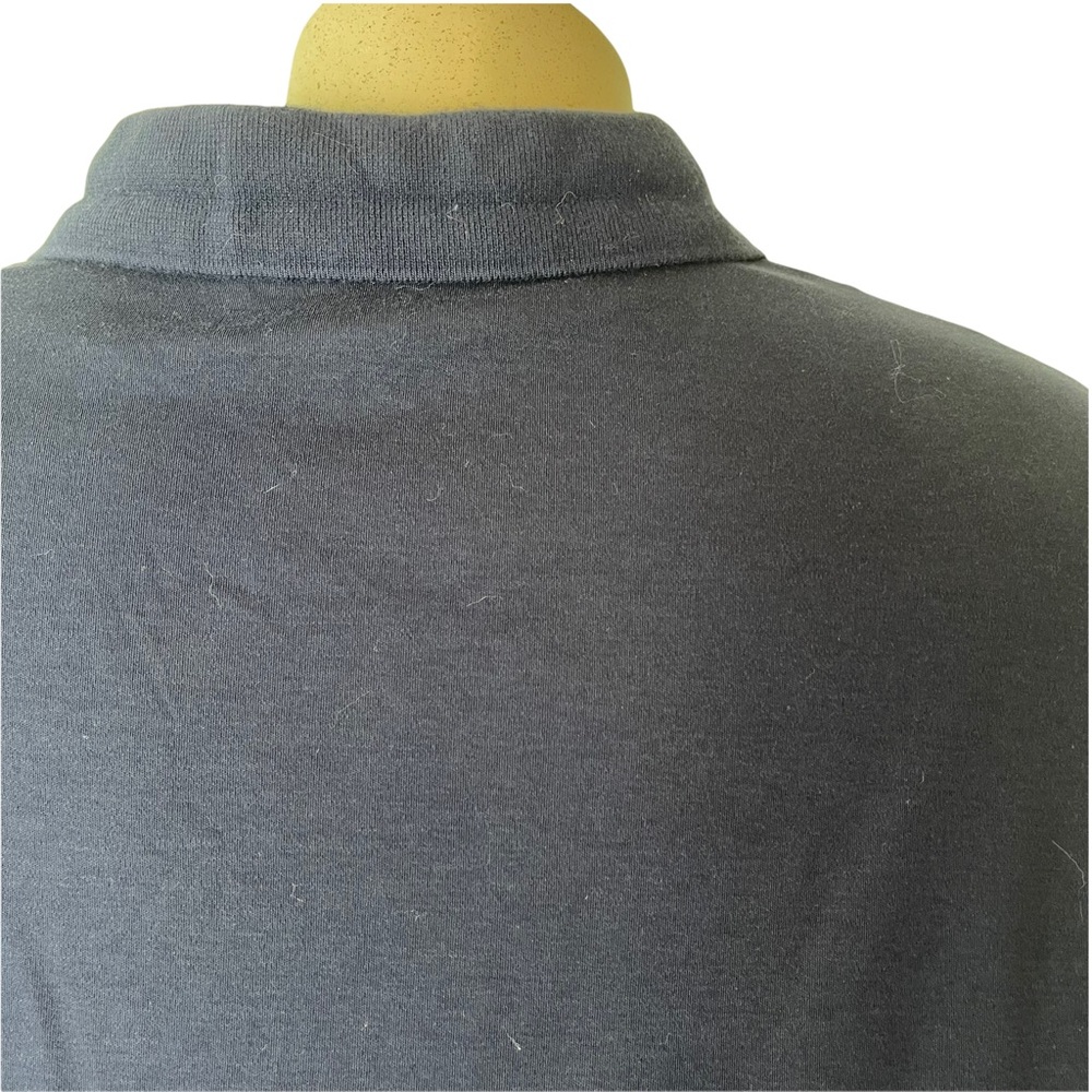MICHAEL KORS Men's Navy/White Casual Button Up Polo Short Sleeve Size Large GUC - Picture 7 of 7